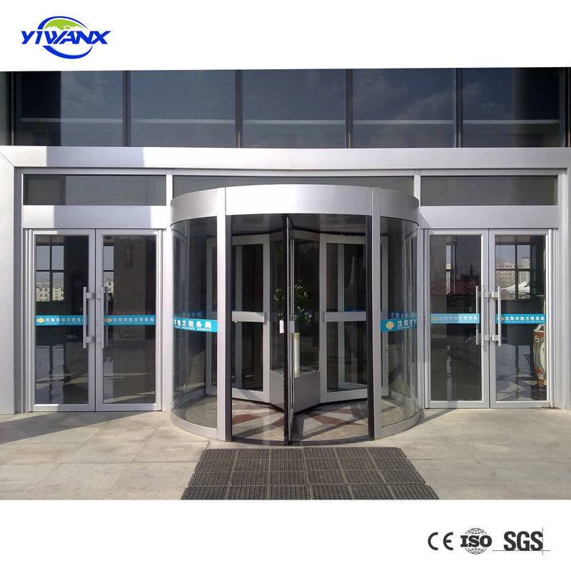 Comerciante de puertas giratorias automáticas de 50 W con motor de 24 V de corriente continua (SW100)