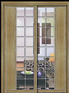 Interior Prehung personalizado 60x80 puertas giratorias automáticas estilo victoriano puerta KFC