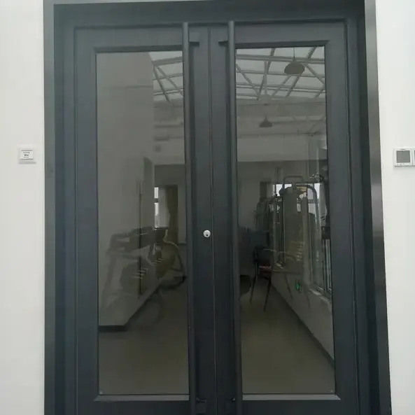 OEM UPVC de acero inoxidable Stel de aluminio Puertas de doble oscilación puerta kfc espesor de 1,2 mm