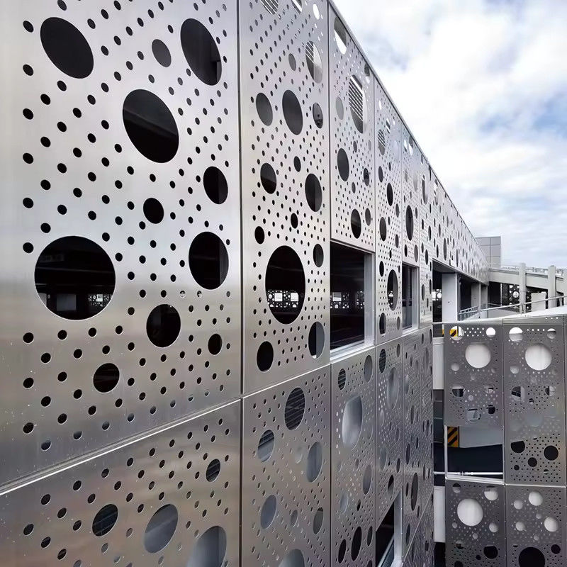 Pared de cortina de aluminio vidriado de 6 m con 5 años Permeabilidad al aire 3.0m3/(m2·h)
