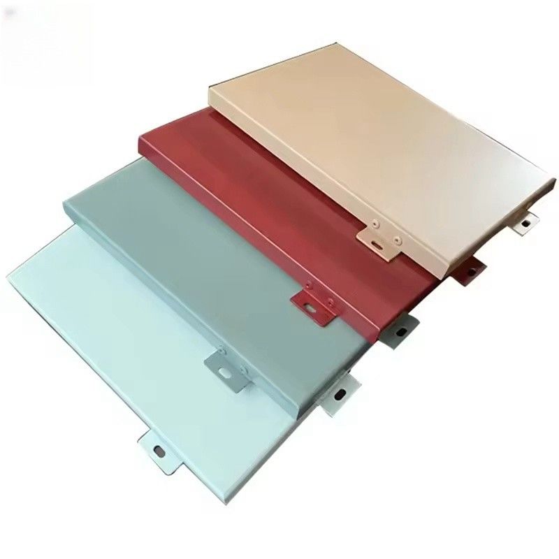 Sistema de pared exterior anodizado/en polvo de alta durabilidad en varios colores