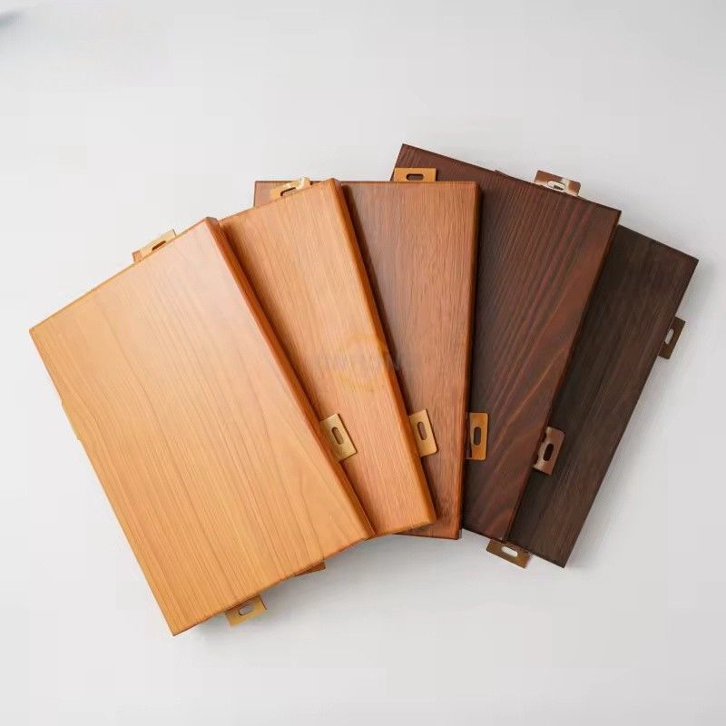 Sistema de pared exterior anodizado/en polvo de alta durabilidad en varios colores
