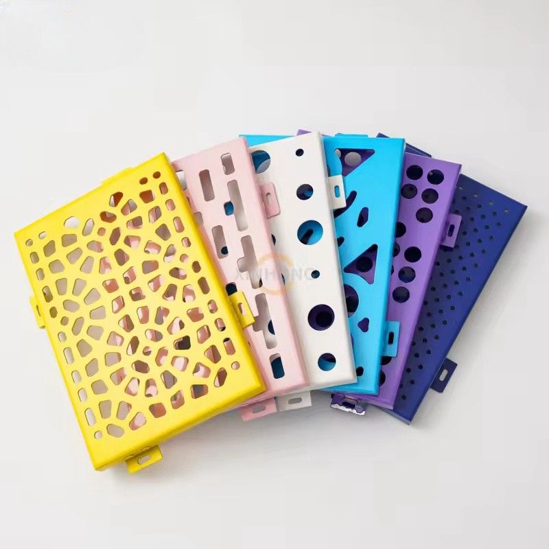 Sistema de pared exterior anodizado/en polvo de alta durabilidad en varios colores