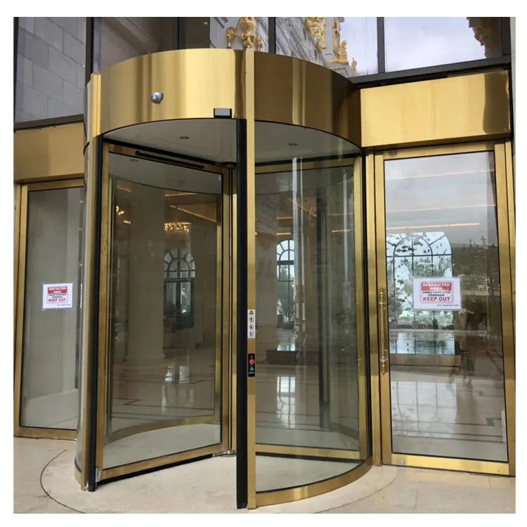 Puerta giratoria conveniente y automática para el acceso seguro y moderno al edificio comercial