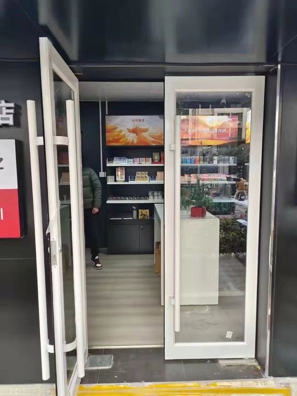 Puerta giratoria automática de 36 pulgadas sin marco