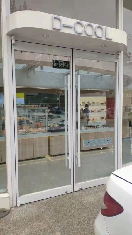 Puerta giratoria automática de 36 pulgadas sin marco