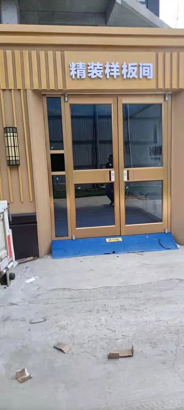 Puerta giratoria automática de 36 pulgadas sin marco