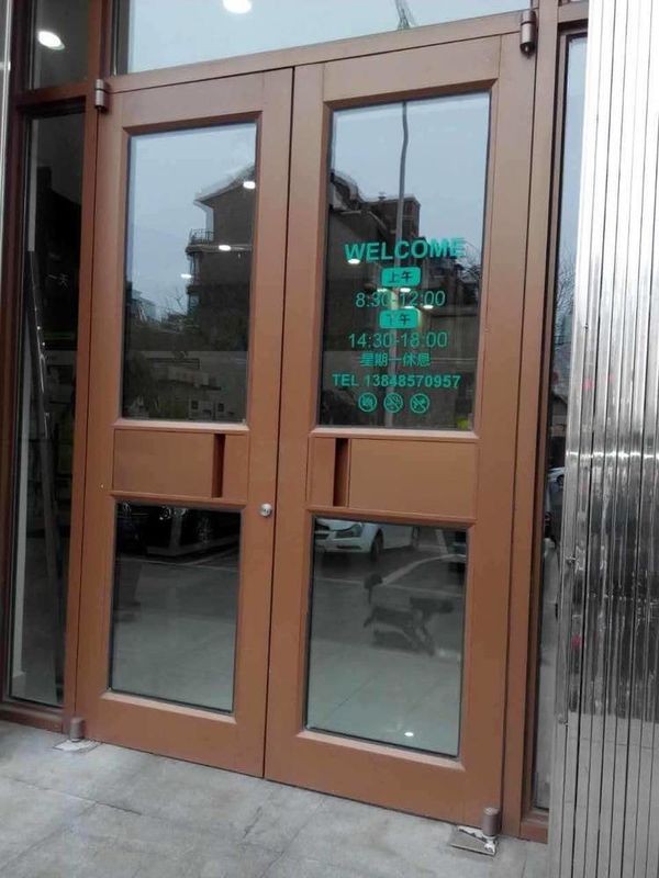 Puertas de patio con doble acristalamiento 72x80 Puerta francesa para KFC