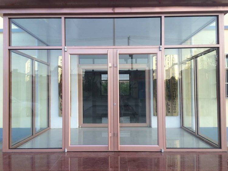 Acero inoxidable aluminio Exterior Doble piso de resorte columpio automático Puertas 72x96 ODM