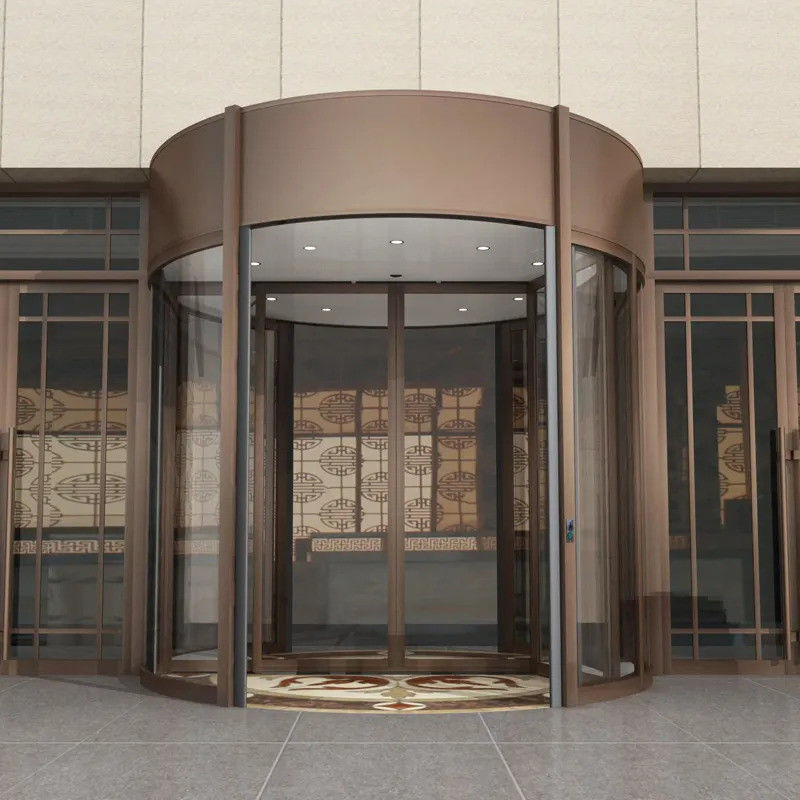 Puerta giratoria automática versátil y segura para hoteles casas de huéspedes edificios comerciales